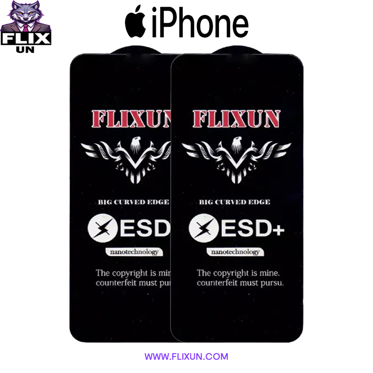 خرید عمده گلس سوپردی پلاس آنتی استاتیک آیفون