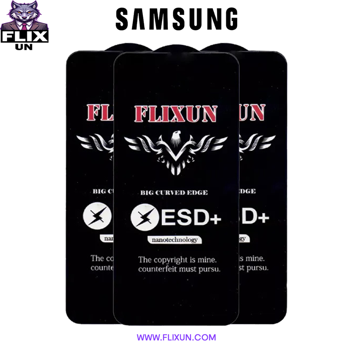 خرید عمده گلس سوپردی پلاس آنتی استاتیک سامسونگ