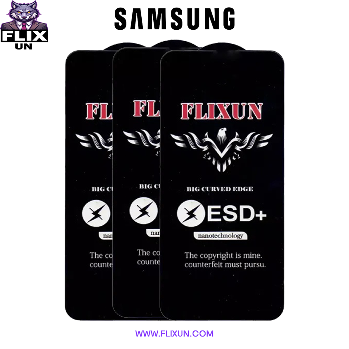 خرید عمده گلس سوپردی پلاس آنتی استاتیک سامسونگ